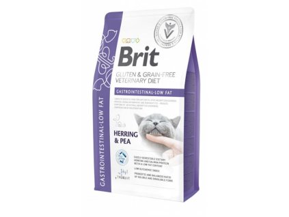 Brit Veterinary Diets GF cat Gastrointestinal -Low fat 2 kg