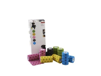 Bandáž KRUUSE Fun-Flex Pet 10 cm x 4,5 m, 10 ks