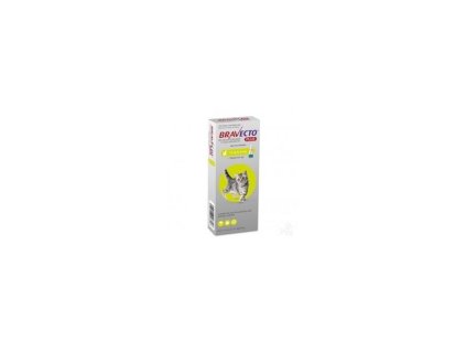 Bravecto Cat Plus S 112,5 mg / 5,6 mg  spot-on roztok pre malé mačky ( 1,2-2,8 kg )