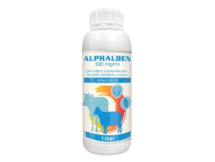 Alphalben 100 mg/ml perorálna susp. pre HD a ovce 1 L