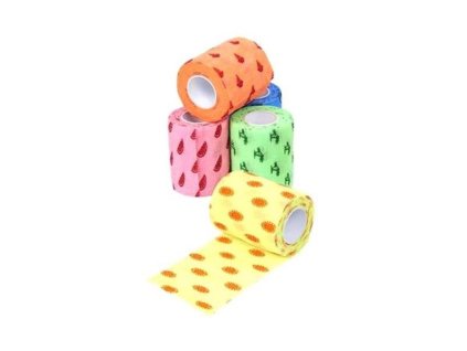 Bandáž KRUUSE Fun-Flex Summer 5 cm x 4,5 m, 10 ks