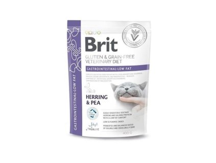 Brit Veterinary Diets GF cat Gastrointestinal-Low fat 400 g