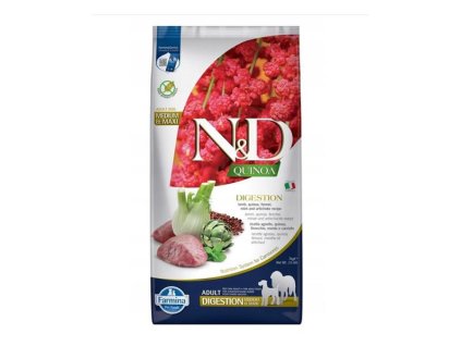Farmina N&D dog QUINOA (GF) adult medium&maxi, digestion, lamb and fennel 7 kg