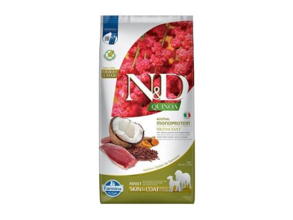 Farmina N&D dog QUINOA (GF) adult medium & maxi, skin & coat, duck & coconout 7 kg