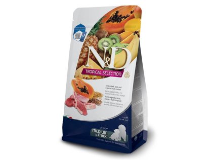 Farmina N&D dog TROPICAL SELECTION (AG) puppy medium & maxi, lamb 10 kg