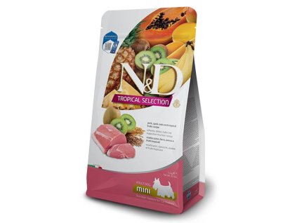 Farmina N&D dog TROPICAL SELECTION (AG) adult mini, pork 1,5 kg