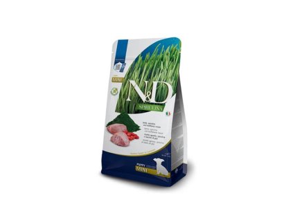 Farmina N&D dog SPIRULINA (GF) puppy mini, lamb 2 kg