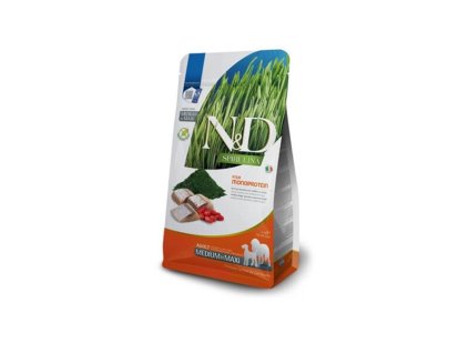 Farmina N&D dog SPIRULINA (GF) adult medium & maxi herring 2 kg