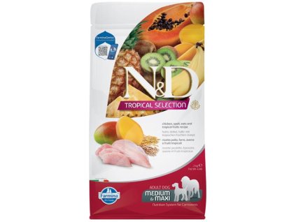 Farmina N&D dog TROPICAL SELECTION (AG) adult medium & maxi, chicken 2 kg