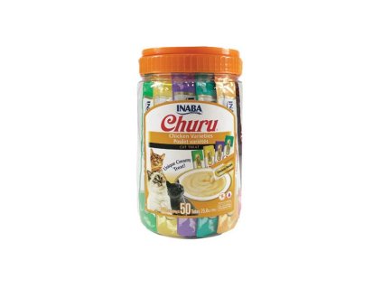 Pamlsok Inaba Churu cat Tuniak 6 príchutí 60 túb 840 g