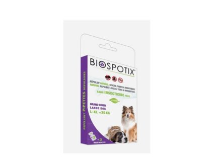 BIOGANCE Biospotix Dog spot-on L-XL s repelentným účinkom 3 x 3 ml  (nad 20 kg)