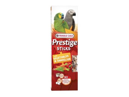 Pamlsok VL Prestige Sticks Small Parakeets with Vegetables & Dandelion 2 ks - tyčinka pre andulky so zeleninou a púpavou 60 g