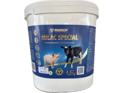 MIKROS Milac mlieko pre teliatka, prasiatka, mačiatka a šteňatá vedro 4,5 kg