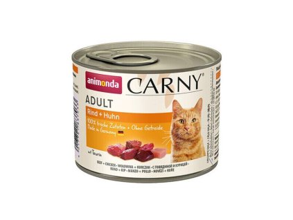 Animonda CARNY® cat Adult hovädzie a kura bal. 6 x 200 g konzerva