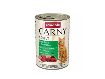 Animonda CARNY® cat Adult hovädzie,morka a králik bal. 6 x 400 g konzerva