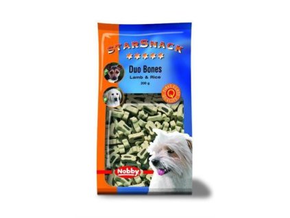 Pamlsok Nobby StarSnack Duo Bones Large Lamb 200 g