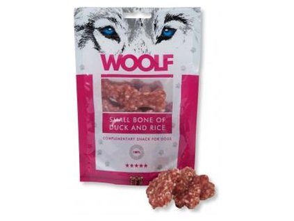Pamlsok Woolf Dog Duck Bone Small & Rice 100 g