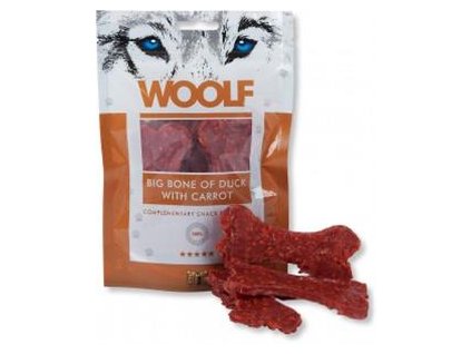 Pamlsok Woolf Dog Duck Bone Big & Carrot 100 g