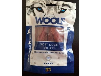 Pamlsok Woolf Dog Duck Jerky Soft Fillet 100 g