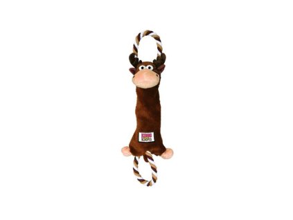Hračka Kong Dog Knots Preťahovadlo Sob, pískacie, polyester, M/L