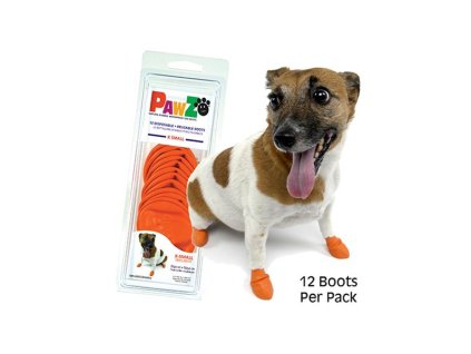 Topánka ochranná PAWZ XS (čierna/oranžová)