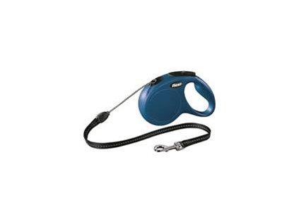 Vodítko Flexi Classic NEW lanko M 5 m modré (do 20 kg)