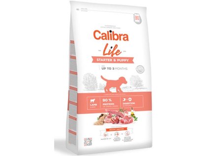 Calibra Dog Life Starter & Puppy Lamb 12 kg