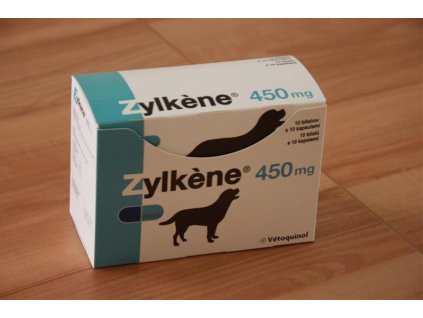 Zylkéne 450 mg  10 x 10 cps.