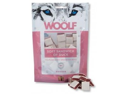 Pamlsok Woolf Dog Duck Soft Sandwich 100 g