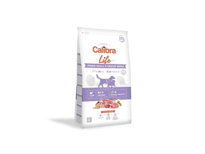 Calibra Dog Life Junior Small & Medium Breed Lamb 12 kg