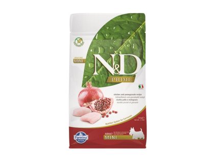 Farmina N&D dog PRIME (GF) adult mini, chicken & pomegranate 0,8 kg