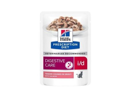 HILLS Diet Feline i/d KAPSIČKA Salmon NEW 12x85 g
