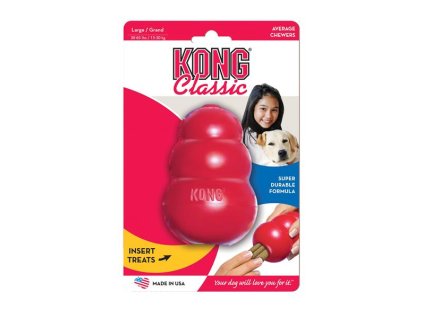 Hračka Kong Dog Classic Granát červený, guma prírodná, L 13-30 kg