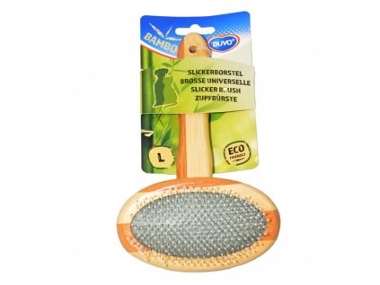 Hrebeň DUVO+ uhladzovač kefa bambus Large 19,5 x 12 cm