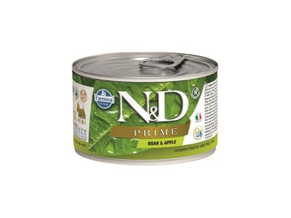 Farmina N&D dog PRIME boar & apple konzerva 140 g