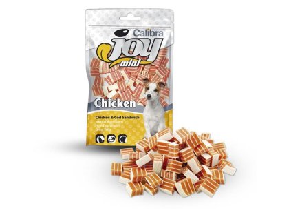 Pamlsok CALIBRA Joy DOG Mini Chicken&Cod Sandwich 70 g