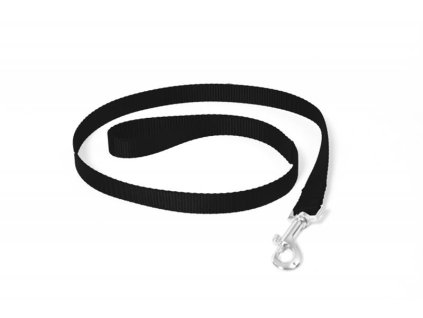 Vodítko DUVO+ Nylon čierne 100 cm/ 20 mm
