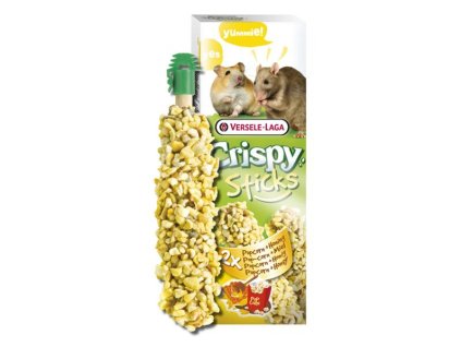 Pamlsok VL Crispy Sticks Hamsters-Rats Popcorn & Honey- kukurica a med, škrečok/potkan 2 ks 100 g