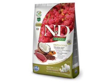 Farmina N&D dog QUINOA (GF) adult all breed, skin & coat, duck 2,5 kg