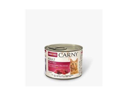 Animonda CARNY® cat Adult hovädzie a morčacie srdiečka bal. 6 x 200 g konzerva