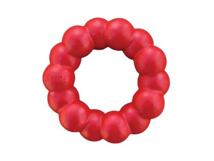 Hračka Kong Dog Classic Kruh červený, guma prírodná, M/L