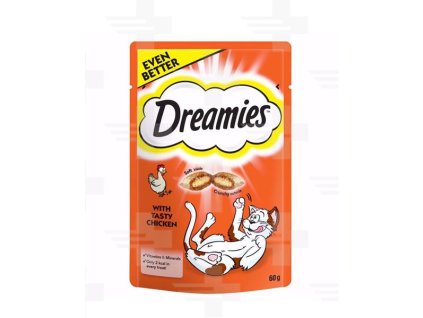 Pamlsok Mars DREAMIES cat s kuracím 6 x 60 g