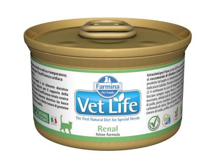 Farmina Vet Life cat renal konzerva 85 g