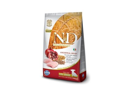 Farmina N&D dog AG puppy mini, chicken, spelt, oats & pomegranate 0,8 kg
