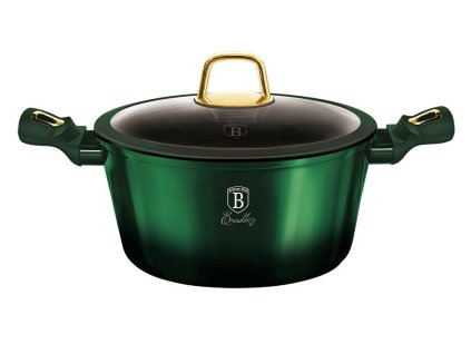 BERLINGERHAUS Kastrol s poklicí a titanovým povrchem 20 cm Emerald Collection BH-6057