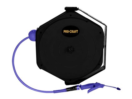 Naviják s hadicí na stlačený vzduch na bubnu s kloubem Procraft HR10 | HR-10
