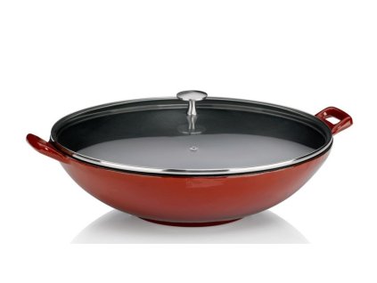 KELA Wok s poklicí litinový CALIDO 36 cm KL-11947