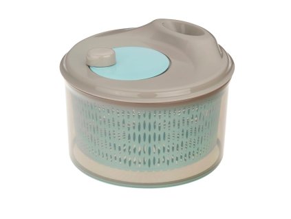 KELA Odstředivka na salát DRY PP-plastik, pastelově modrá H 16cm / Ř 24cm KL-12103