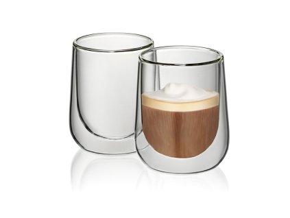 KELA Sklenice na cappuccino FONTANA sada 2 ks 180 ml KL-12404