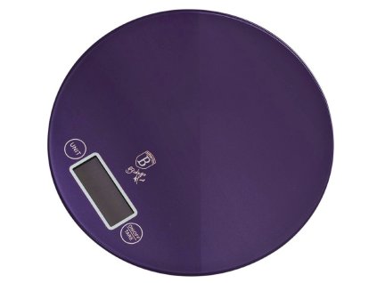 BERLINGERHAUS Váha kuchyňská digitální kulatá 5 kg Purple Eclipse Collection BH-9434